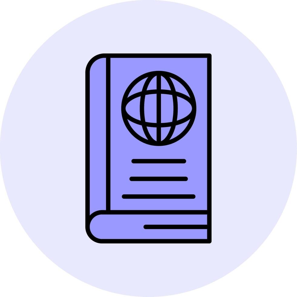 World Book Vector Icon