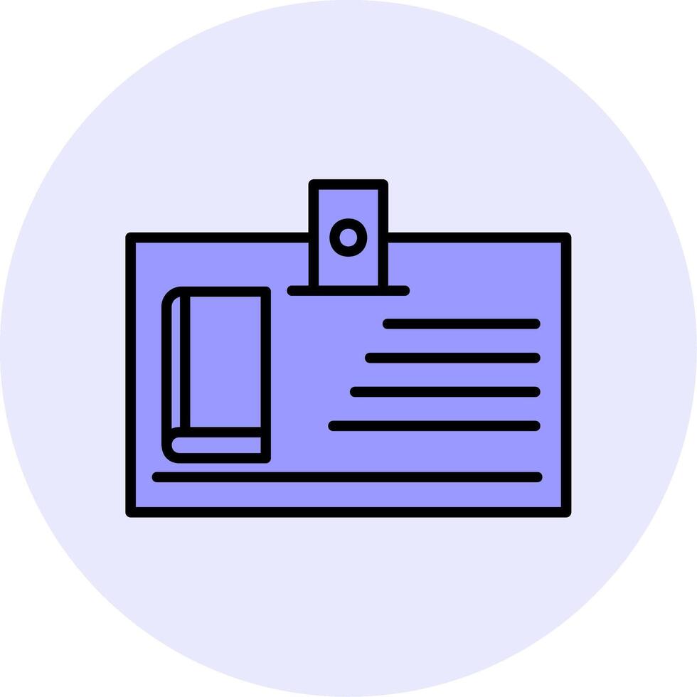 Library Card Vector Icon