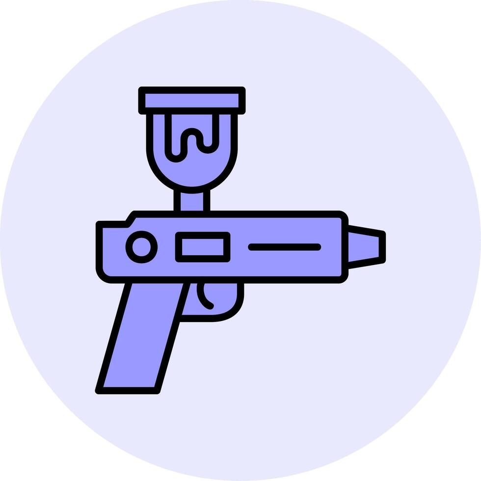 rociar pistola vector icono