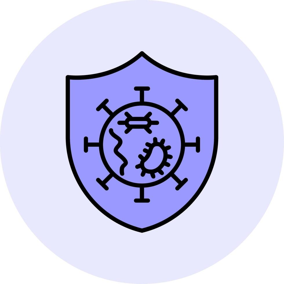 Germs Protected Vector Icon
