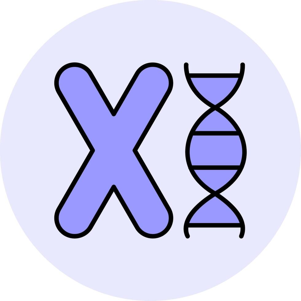 Chromosome Vector Icon