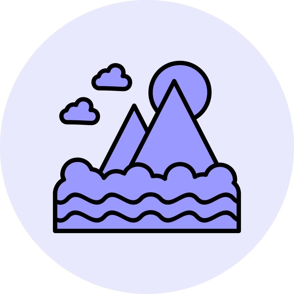 Mount Fuji Vector Icon