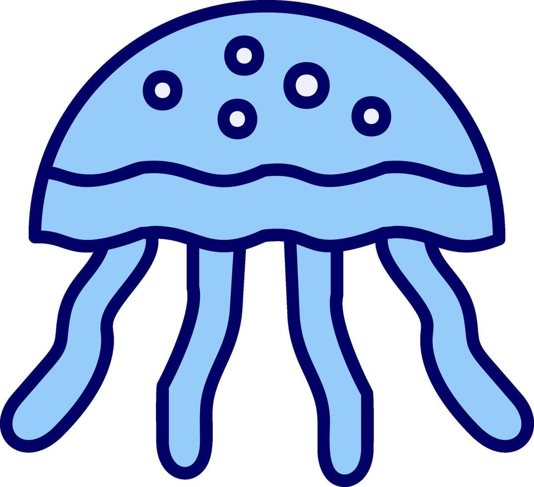 Jellyfish Vector Icon