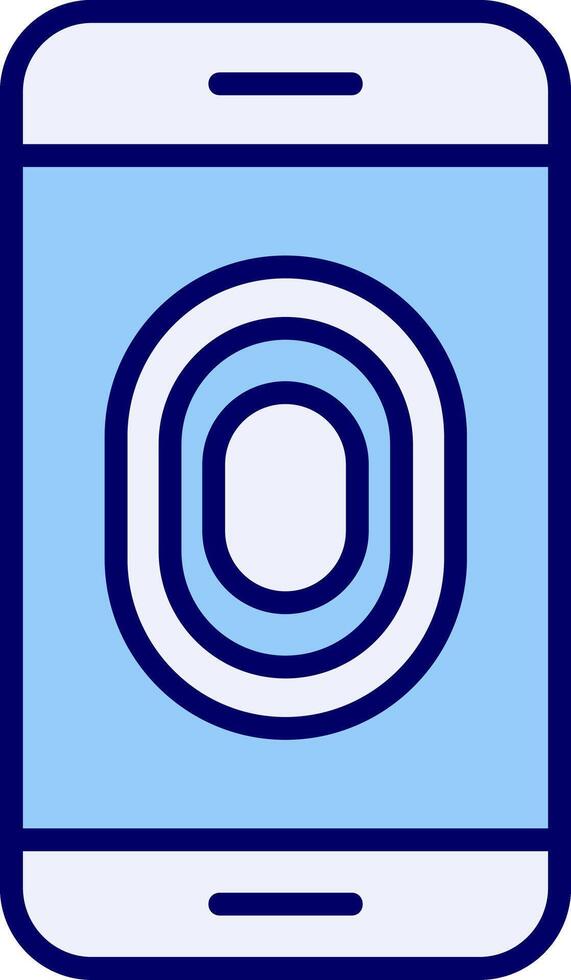 Unlocked Fingerprint Vector Icon