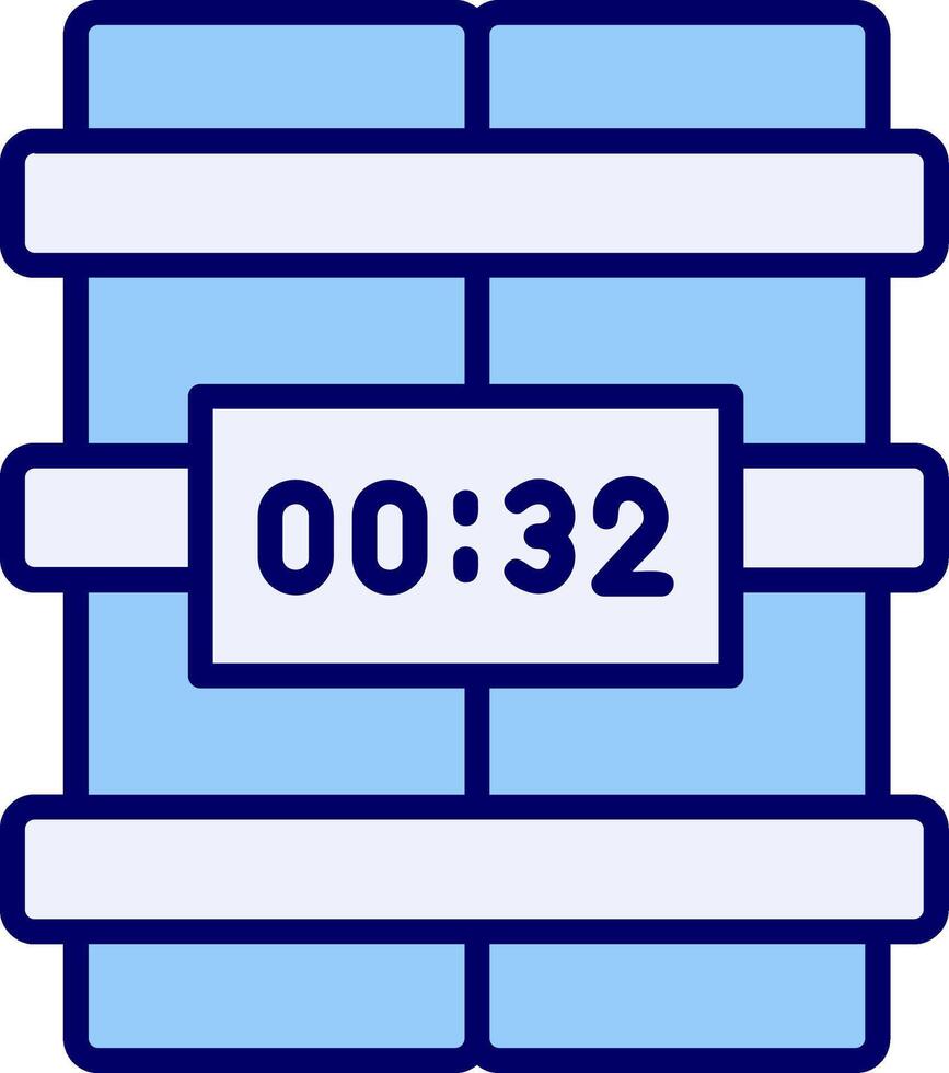 C4 Time Bomb Vector Icon