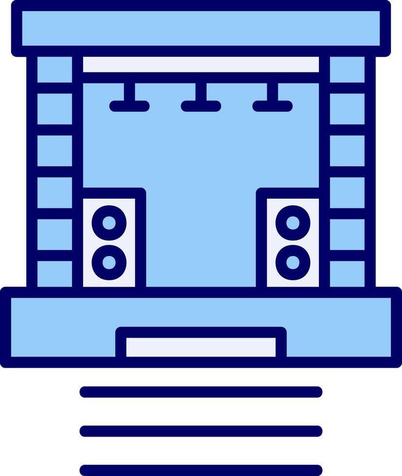 Stage Vector Icon