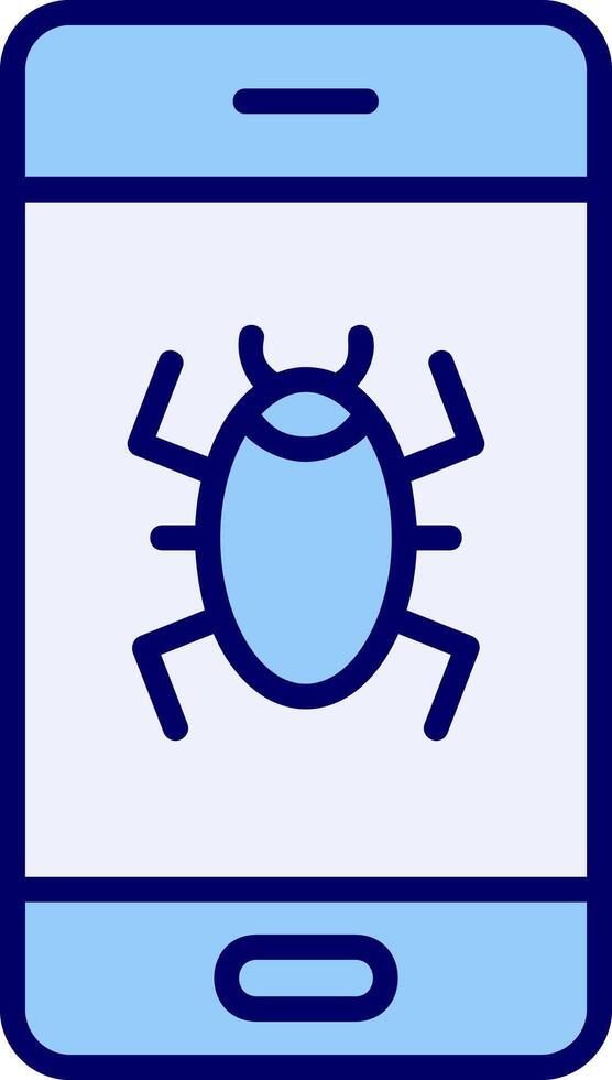 Mobile Virus Vector Icon