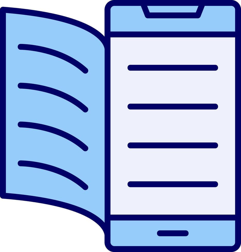 Digital Book Vector Icon