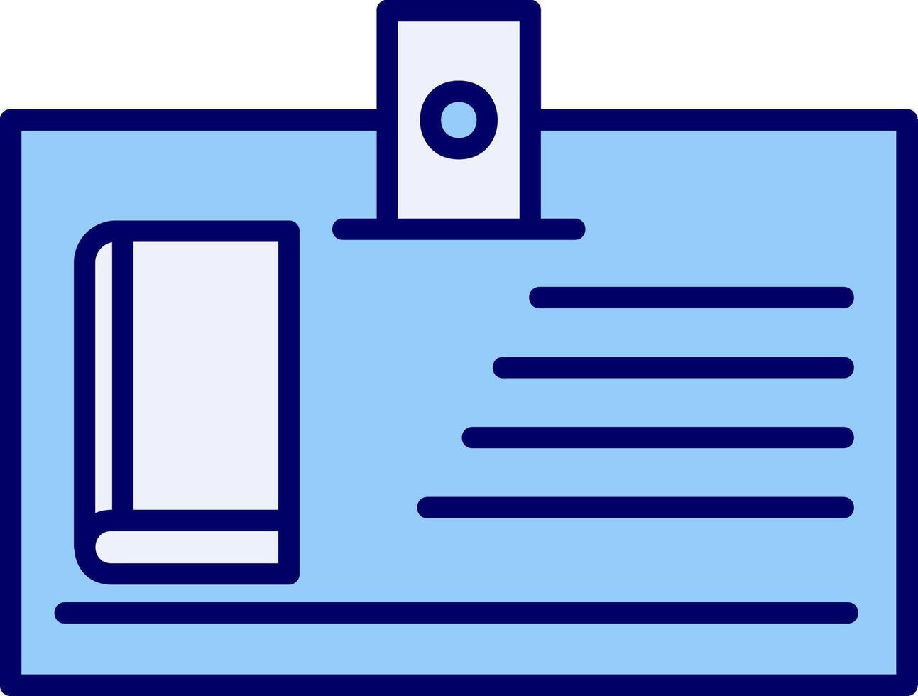 Library Card Vector Icon