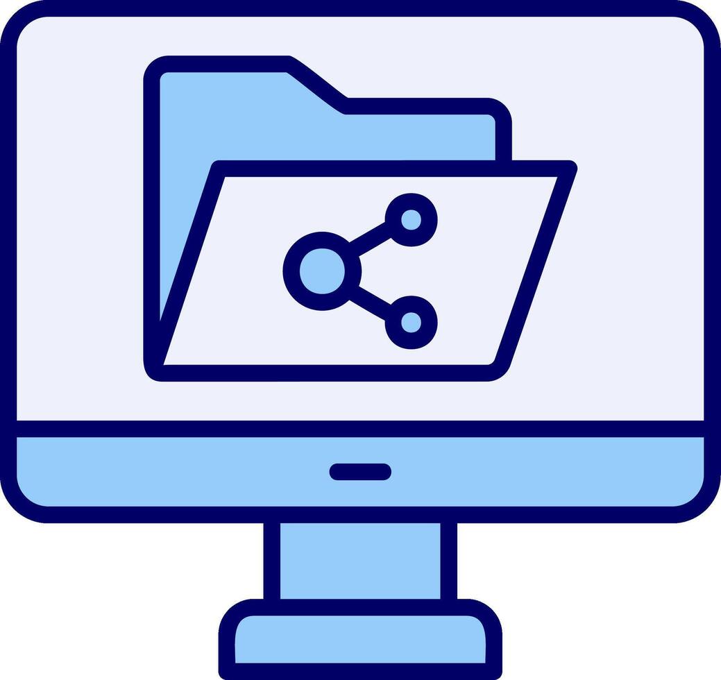 File Sharing Vector Icon