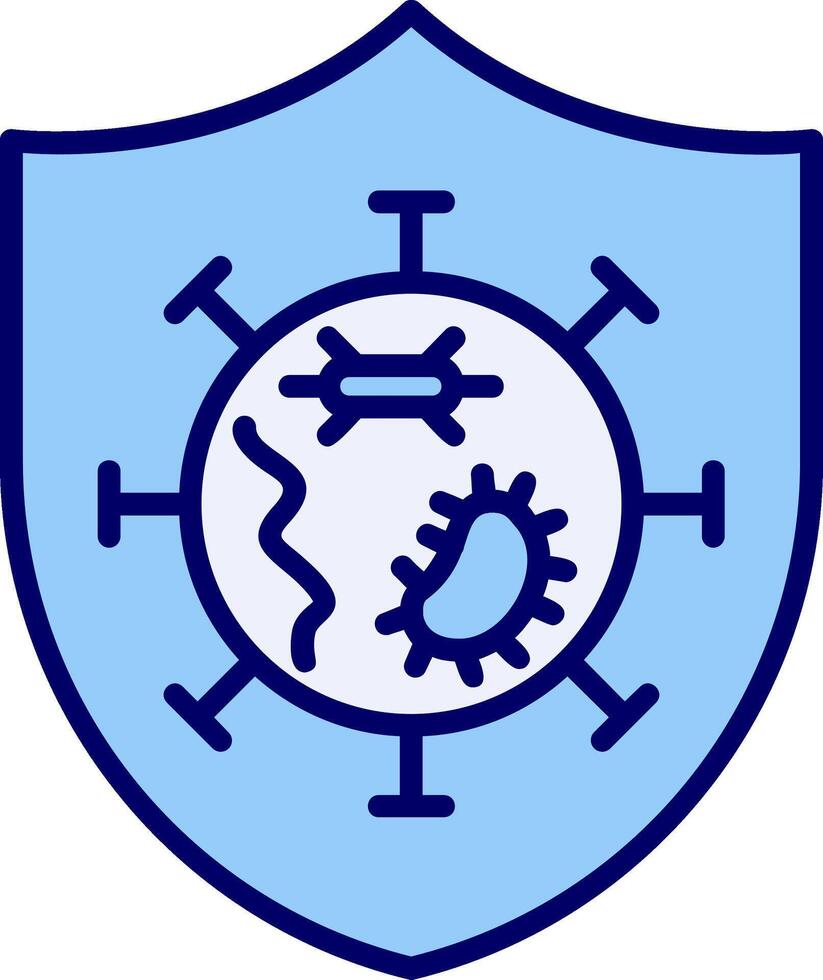 Germs Protected Vector Icon