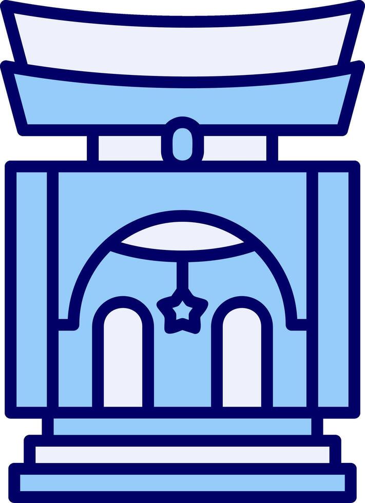 santuario vector icono