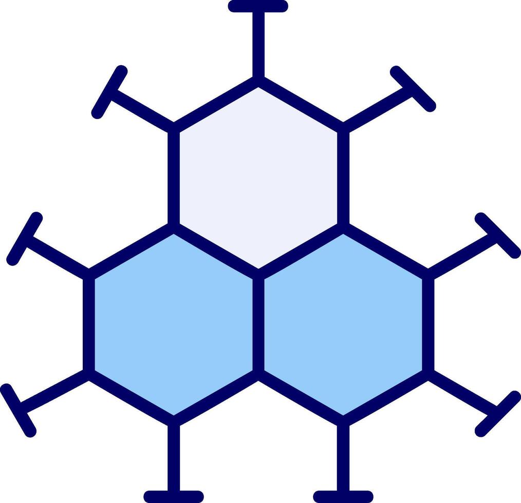 icono de vector de molécula