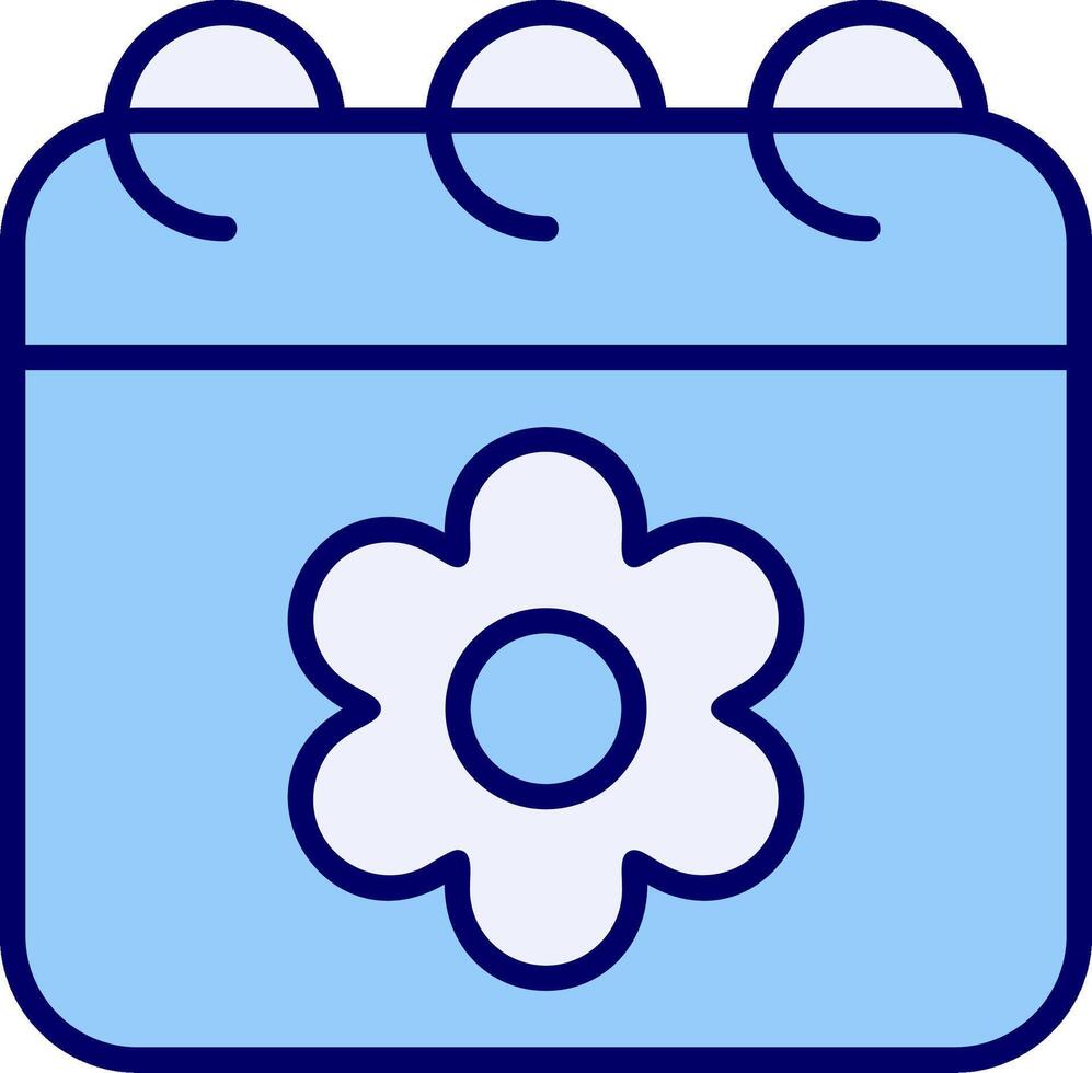 Sakura Date Vector Icon
