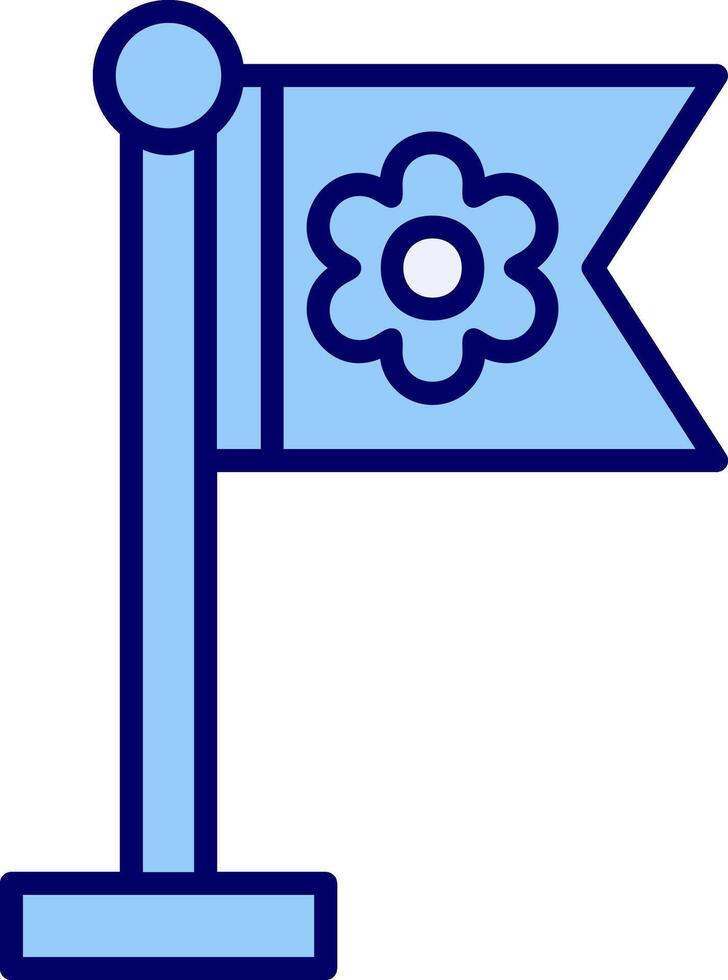 sakura bandera vector icono