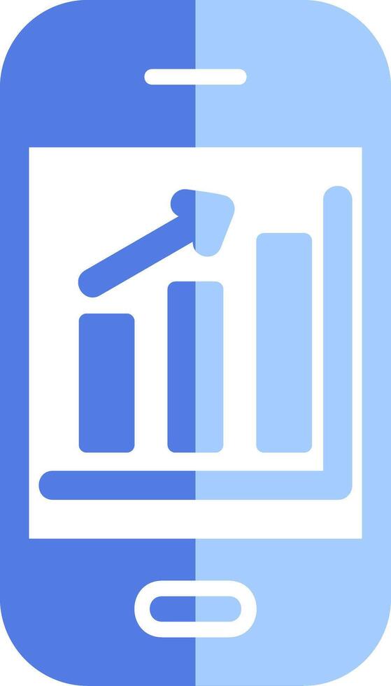 Mobile Analytics Vector Icon