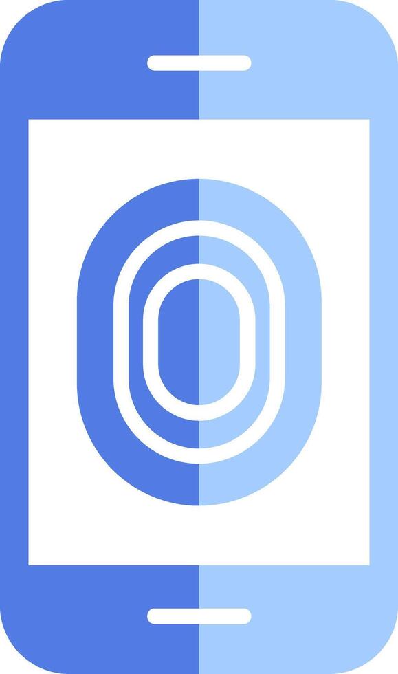 Unlocked Fingerprint Vector Icon