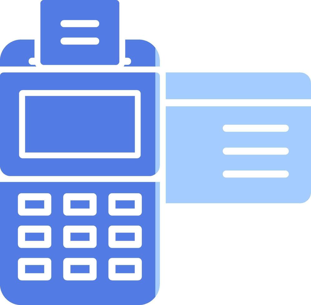 Credit Card Machine Vector Icon