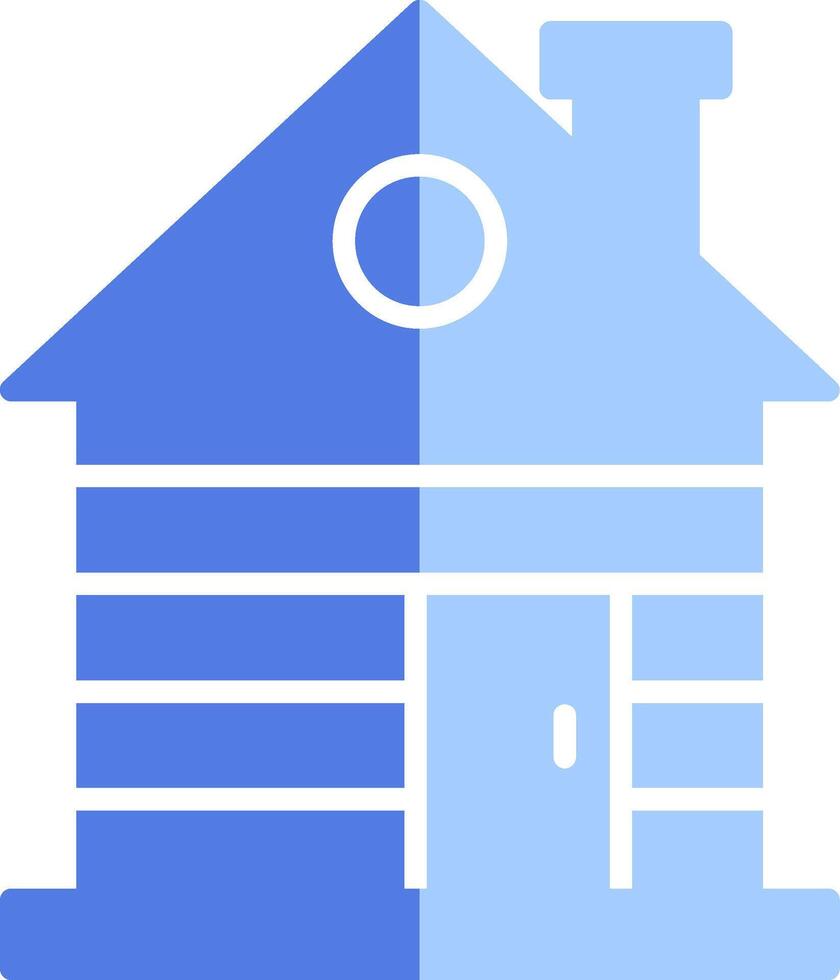 Wood Cabin Vector Icon