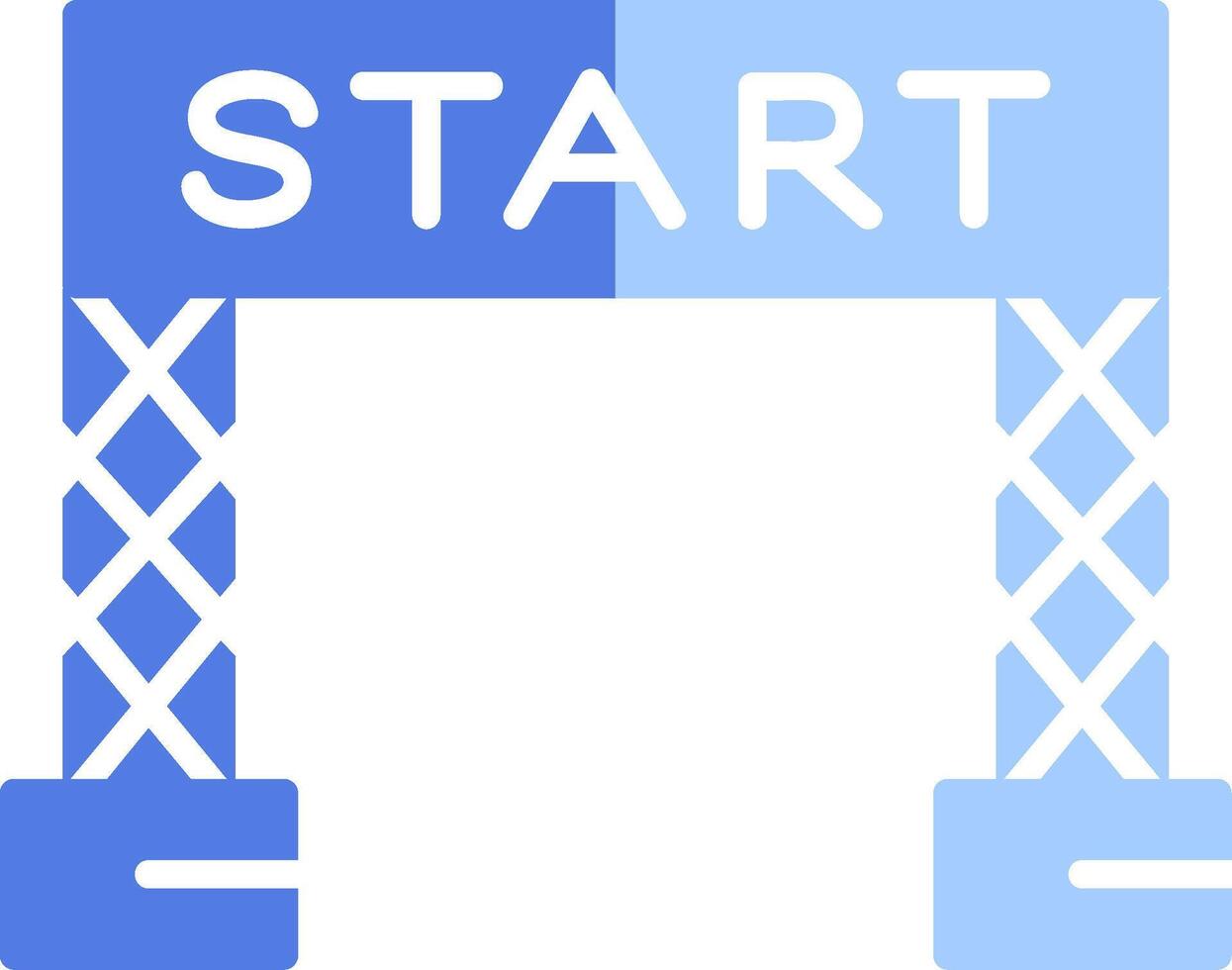 Start Line Vector Icon