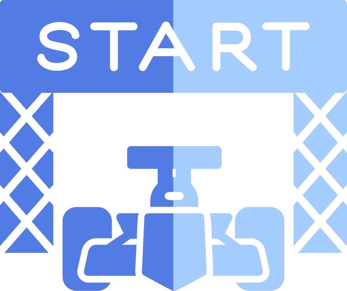 Starting Race  Vector Icon