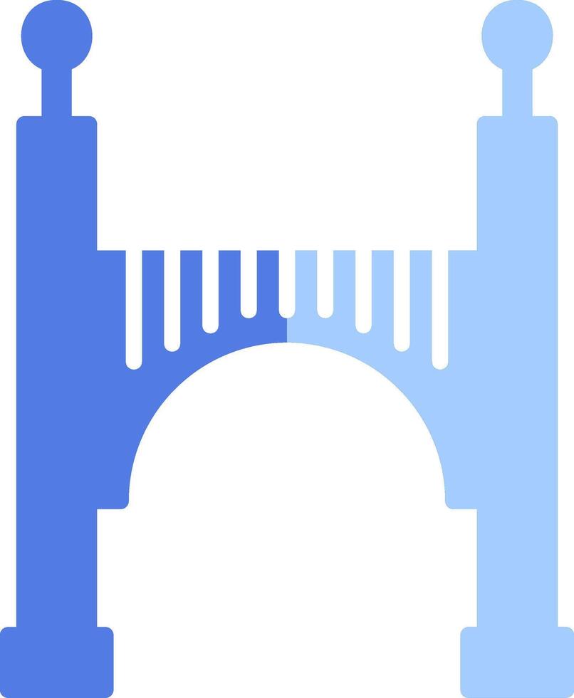 icono de vector de puente