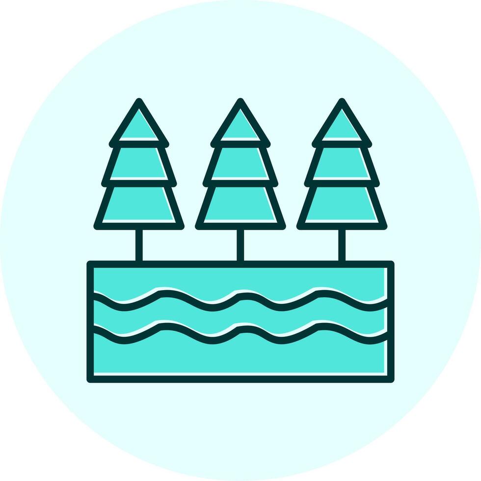 River Vector Icon