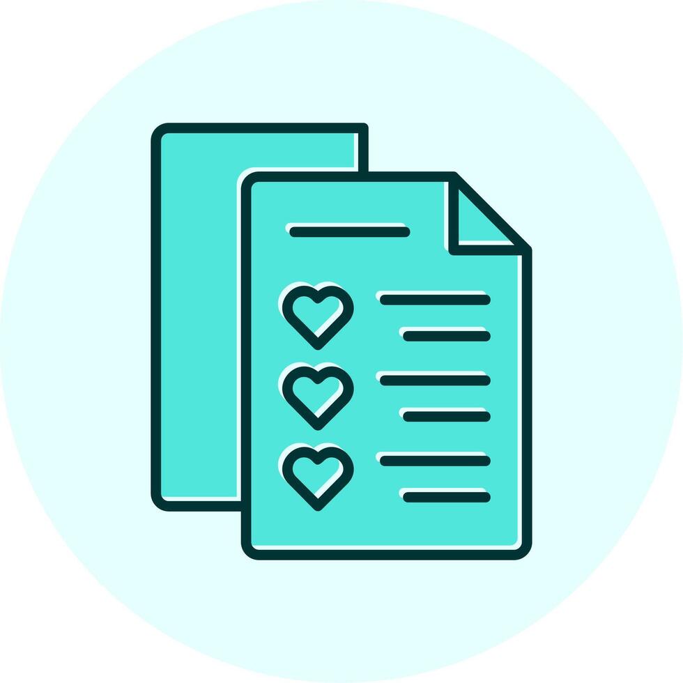 Wishlist Vector Icon