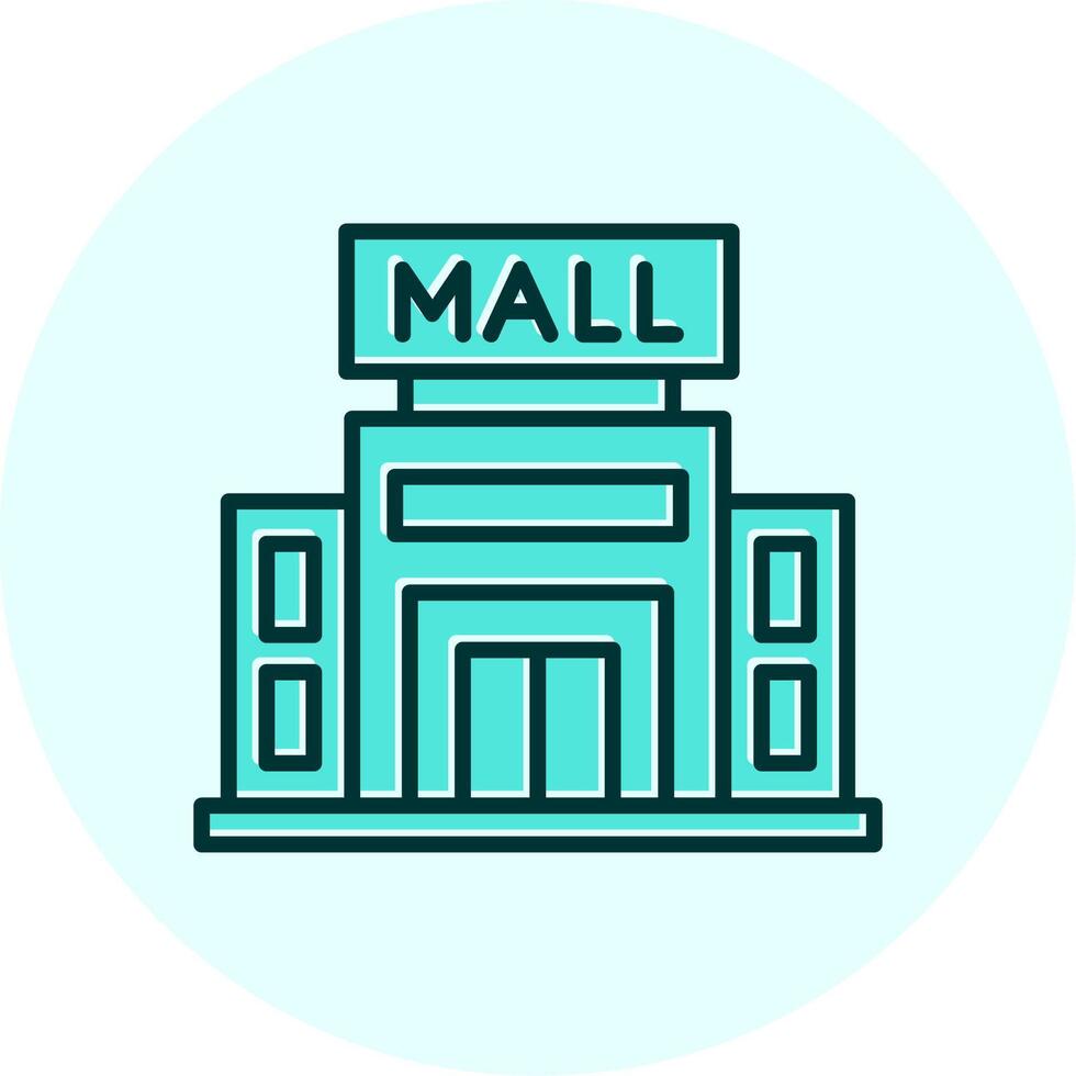 Shopping Mall Vector Icon