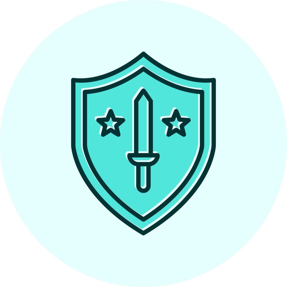Military Shield Vector Icon