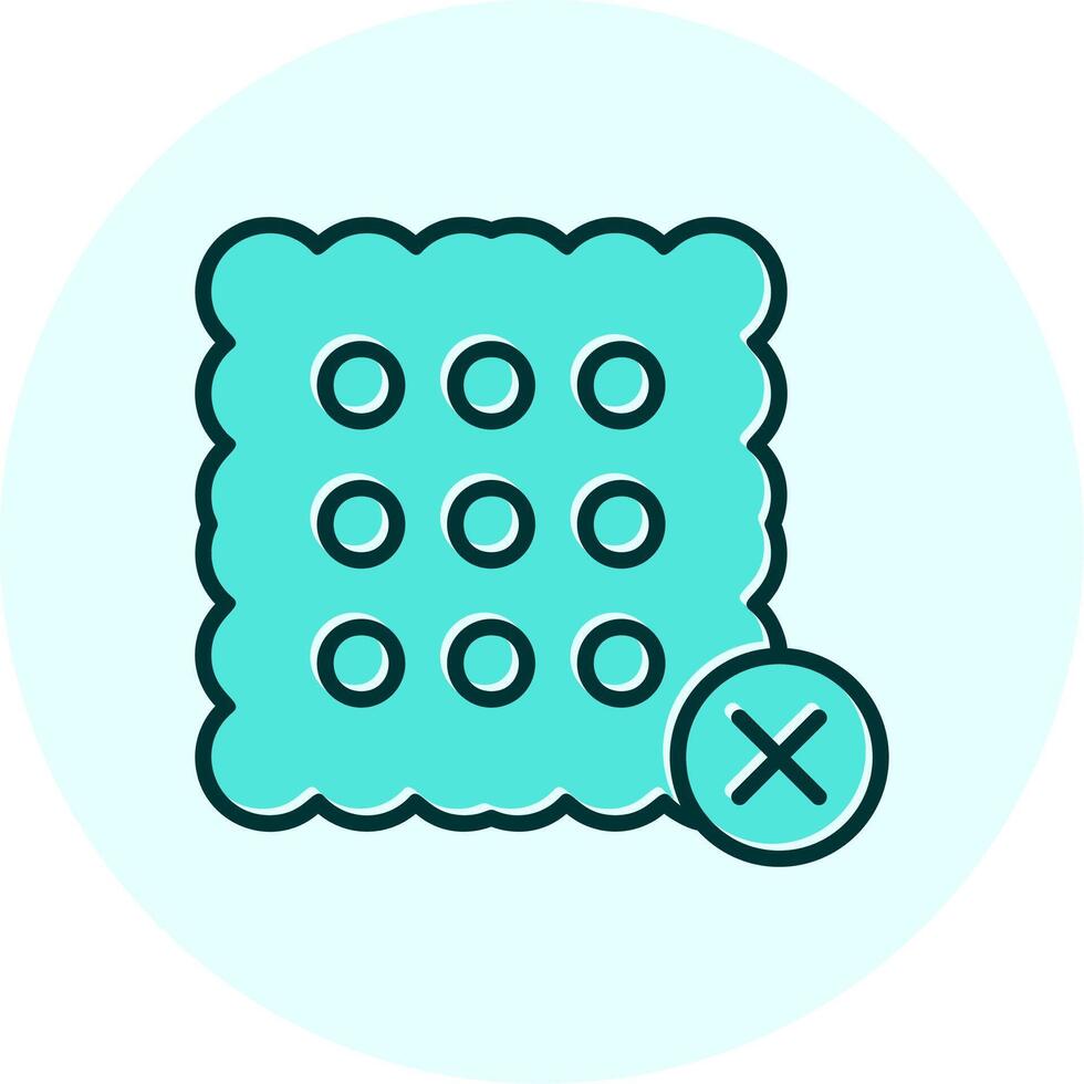 No Sweets Vector Icon