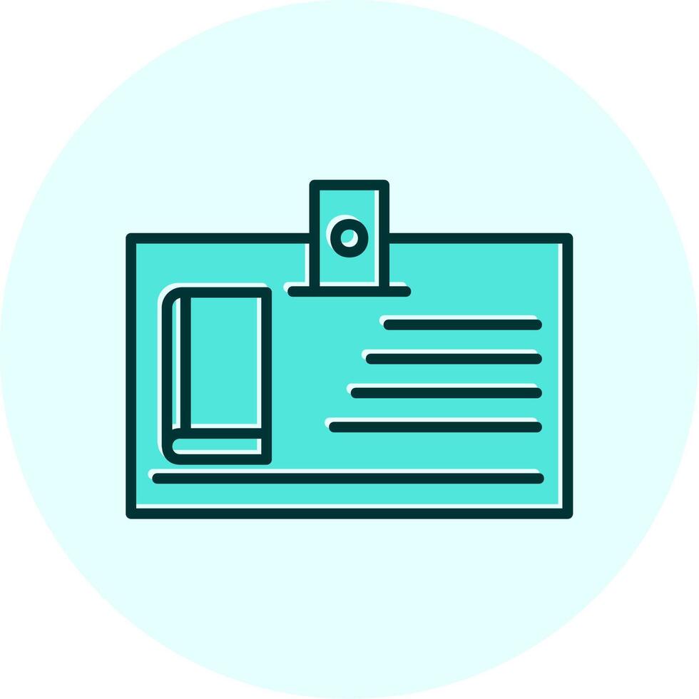 Library Card Vector Icon
