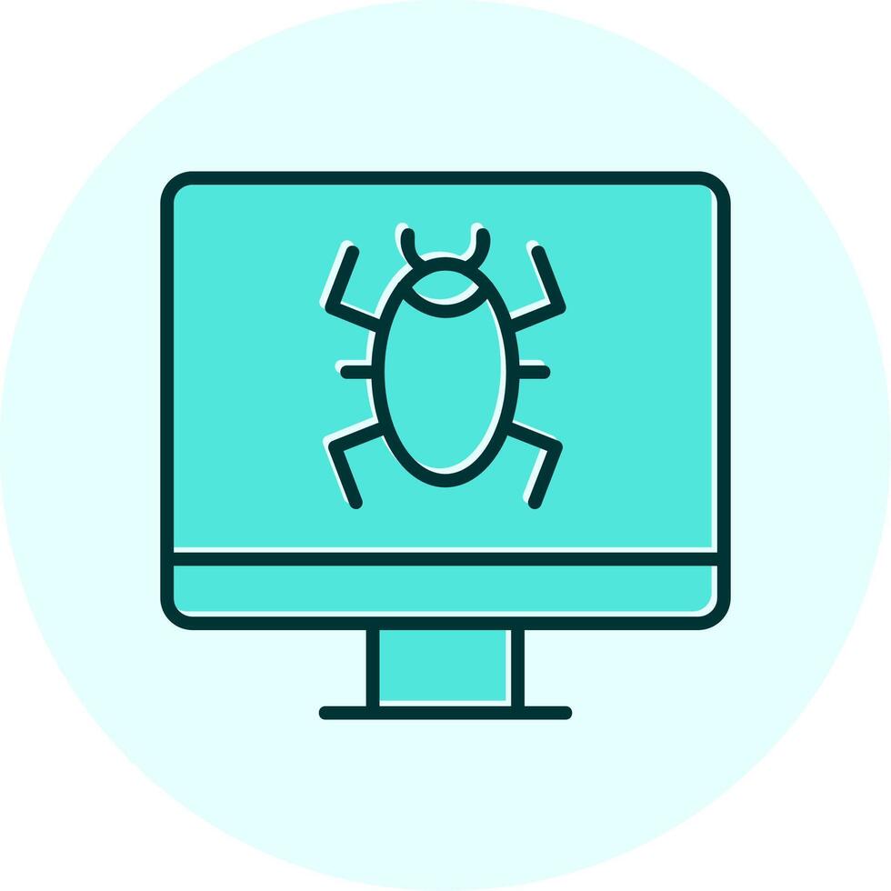 Computer Virus Vector Icon