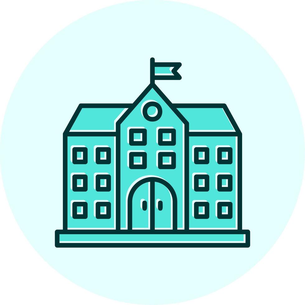 University Building Vector Icon