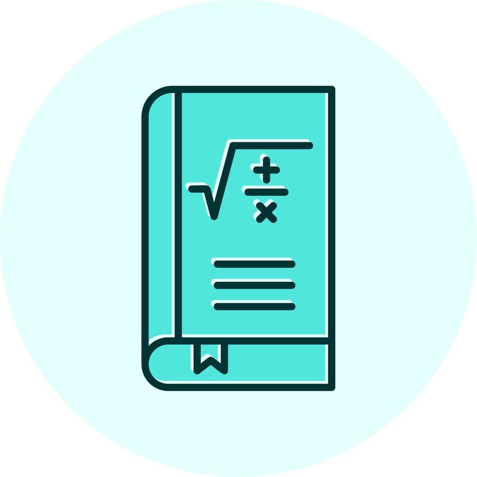 Maths Book Vector Icon