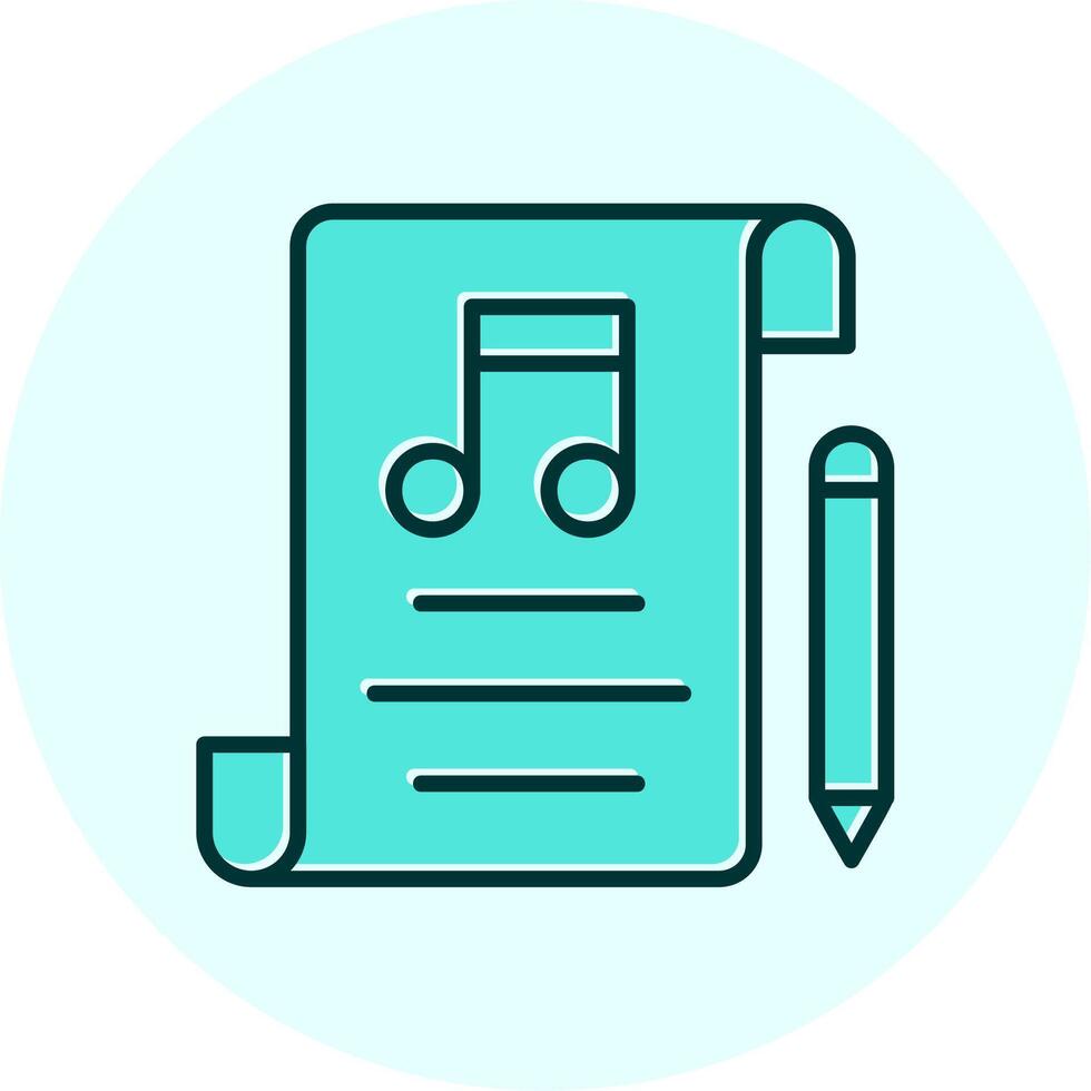 Music Composing Vector Icon