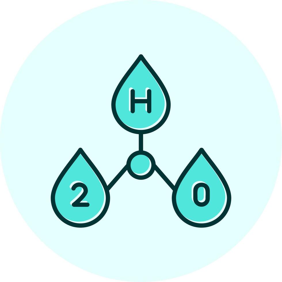 H2o Vector Icon