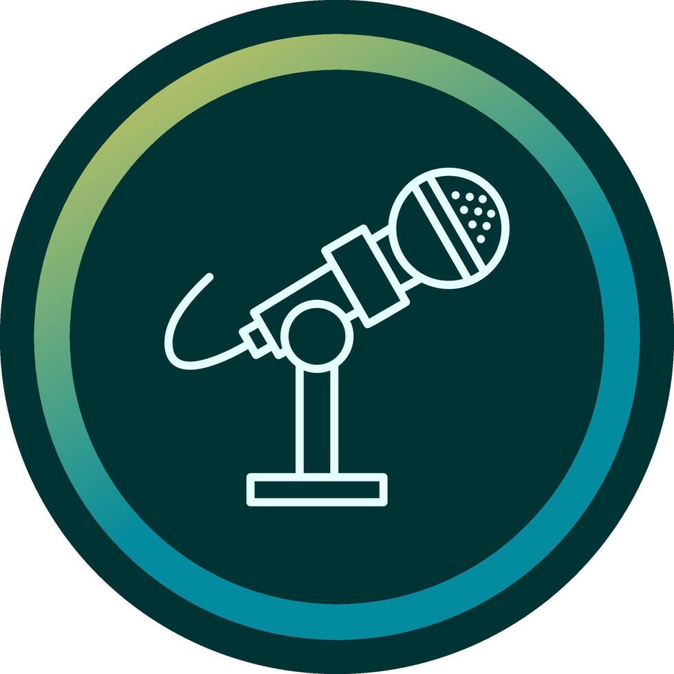 Microphone Stand Vector Icon