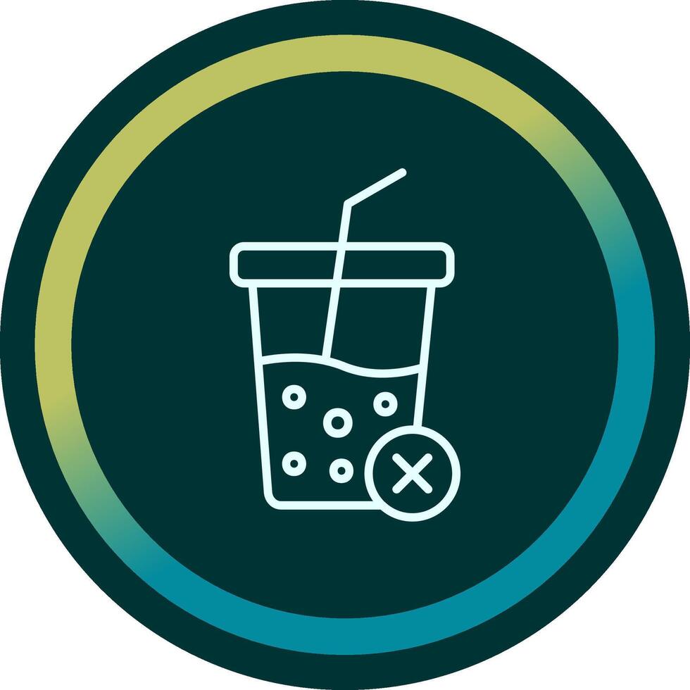No Soft Drink Vector Icon