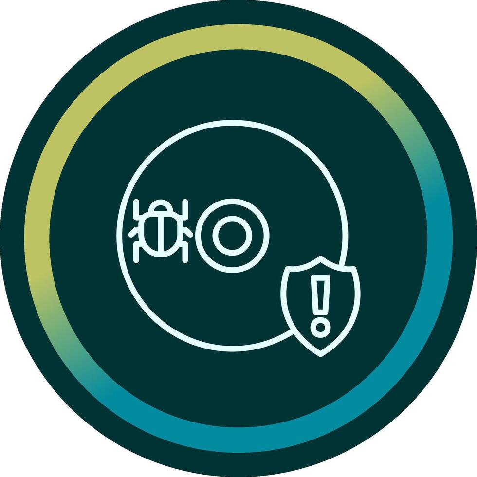 Cd Virus Vector Icon