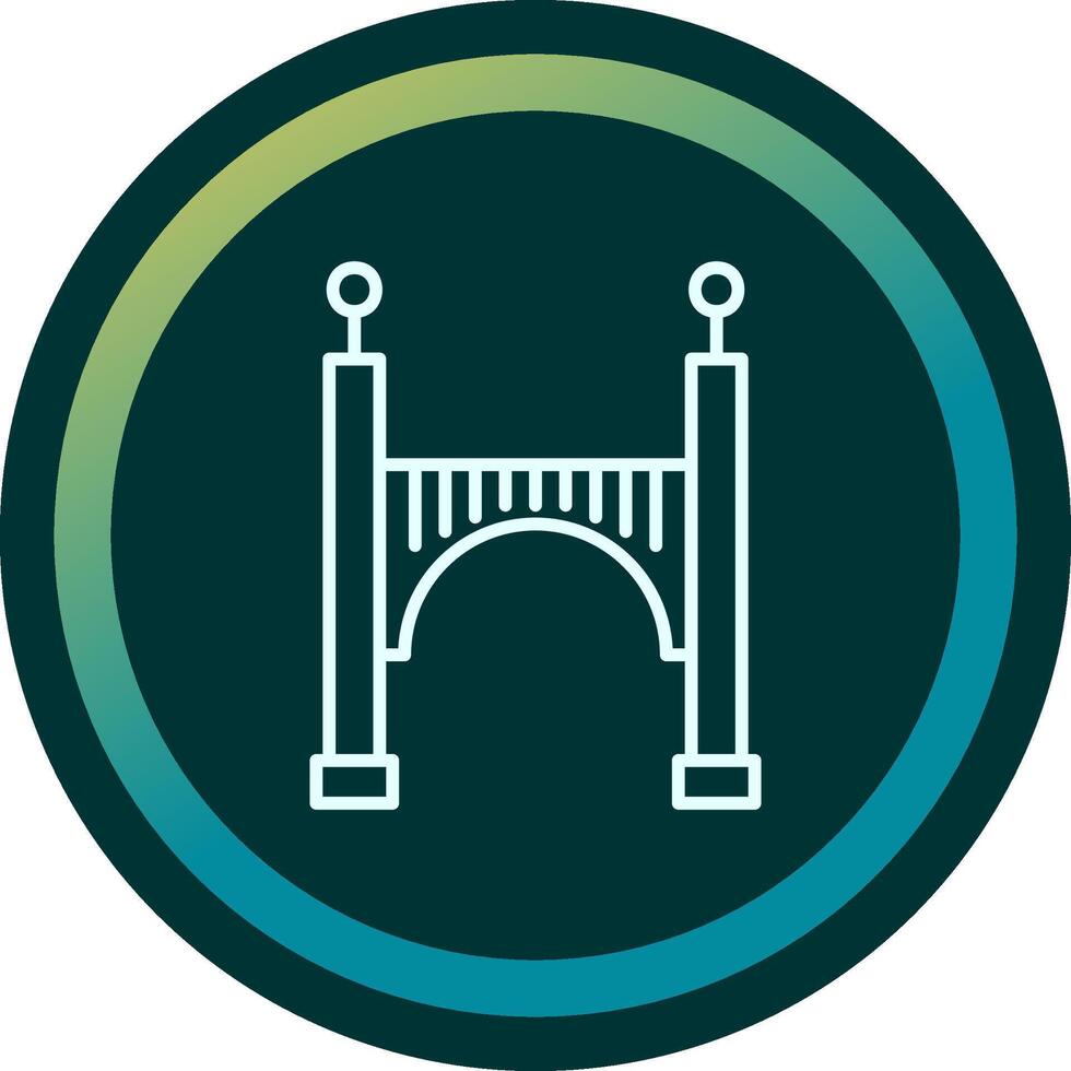 icono de vector de puente