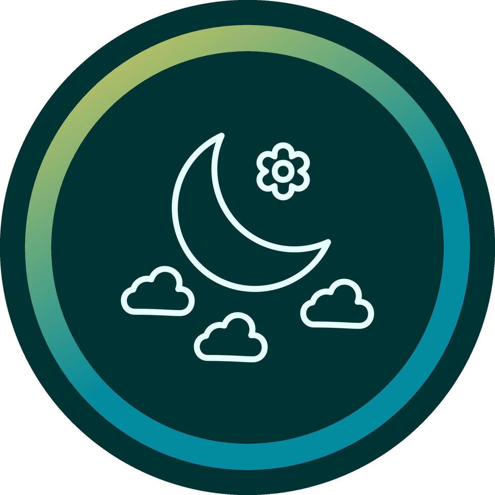 Moon Vector Icon