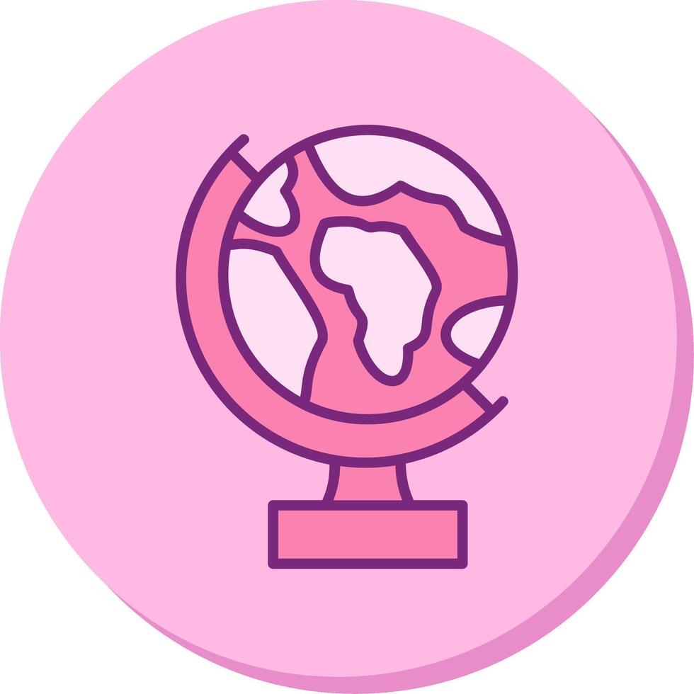 Earth Globe Vector Icon