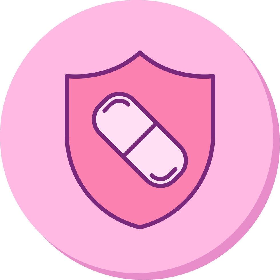 Medicine Protected Vector Icon