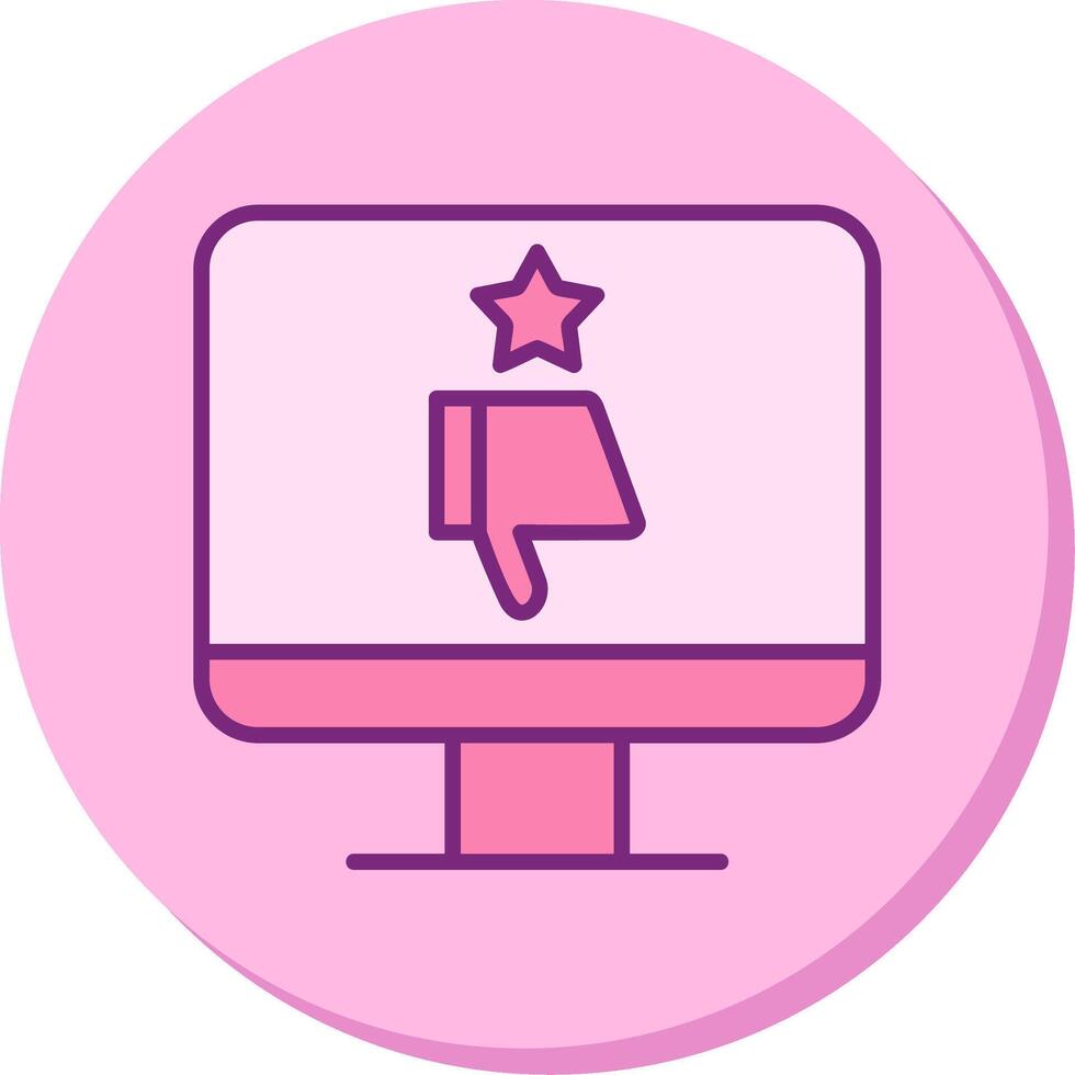 Bad Review Vector Icon