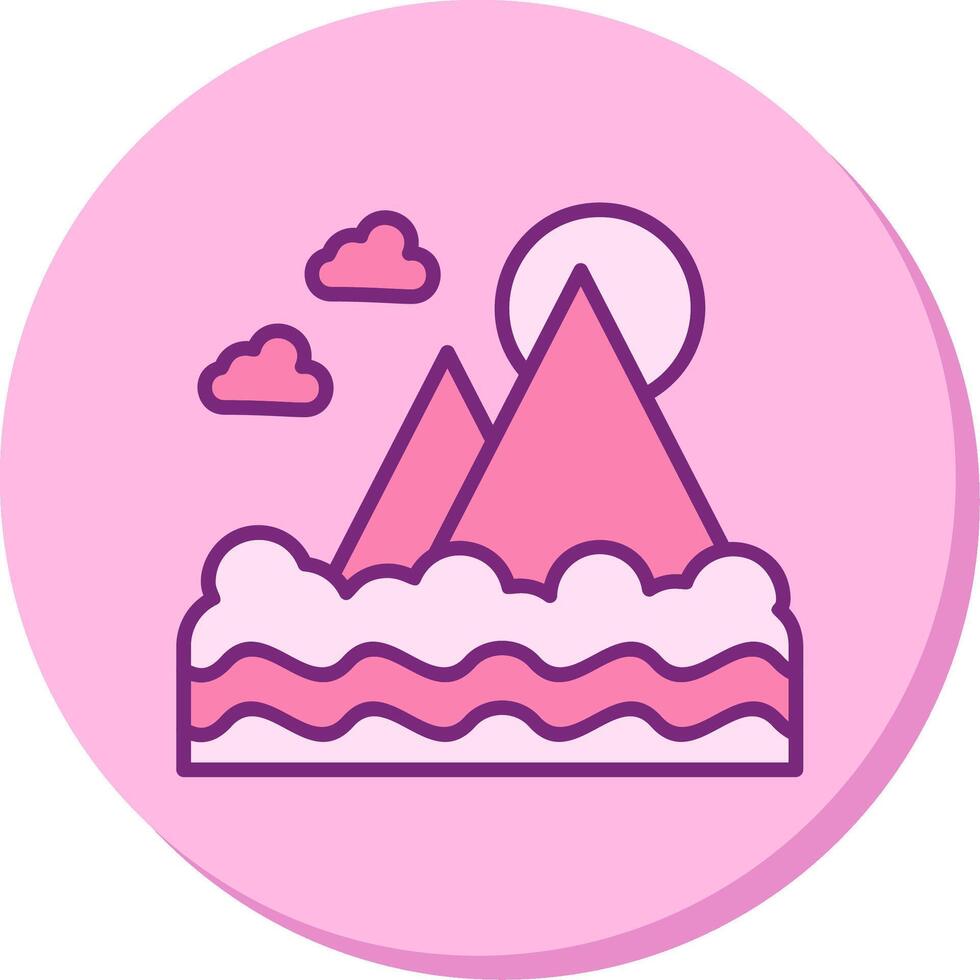 Mount Fuji Vector Icon