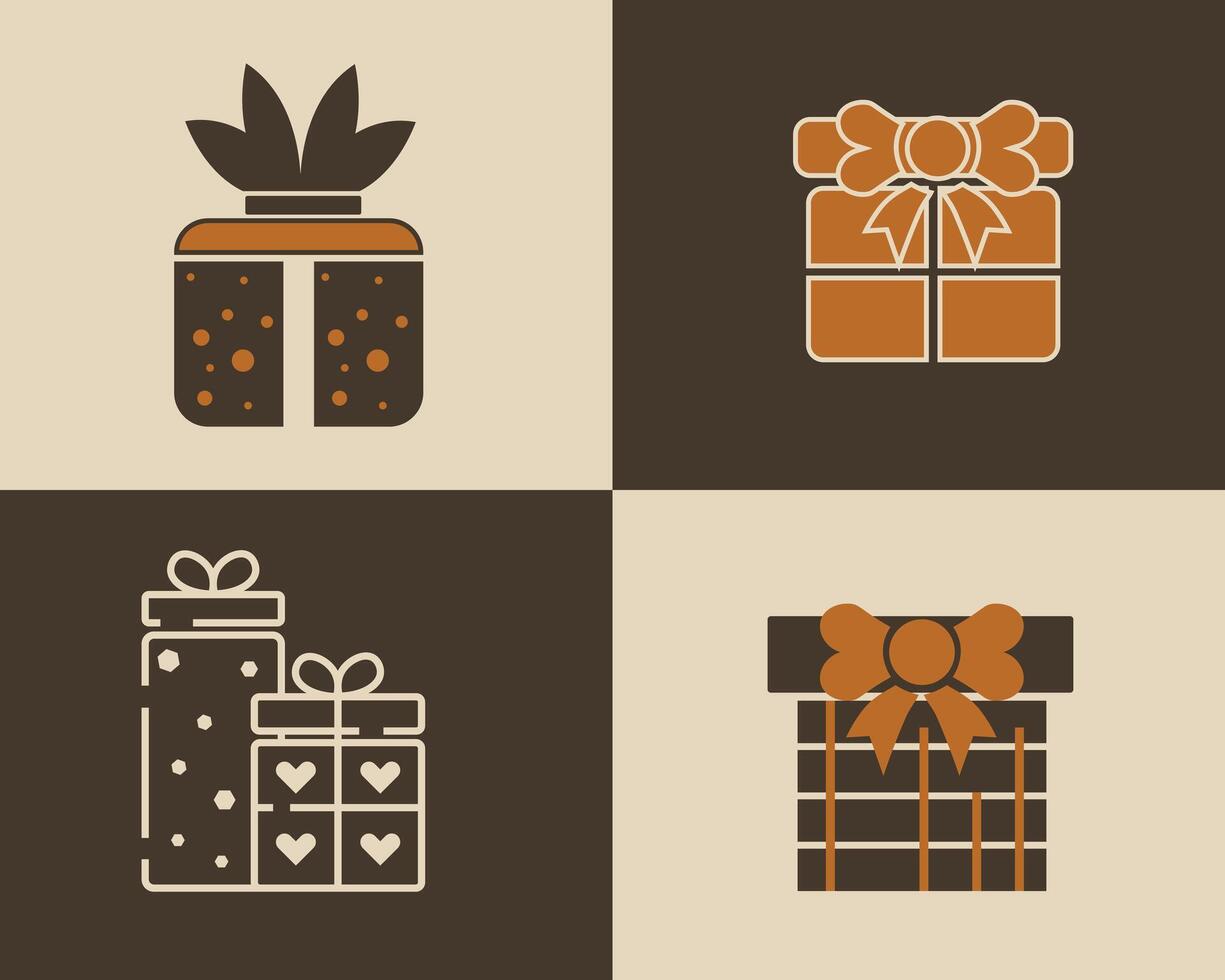 gift icon asset graphic vector