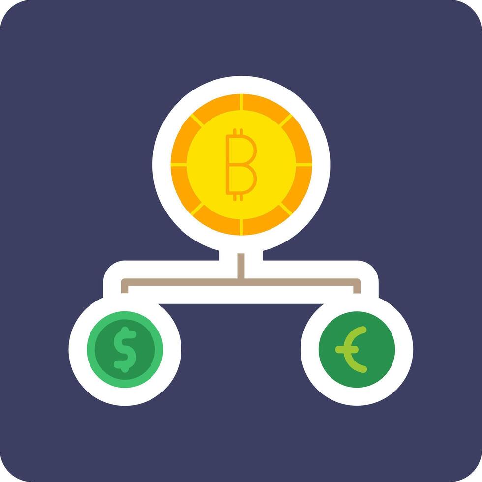 Divide Currency Vector Icon