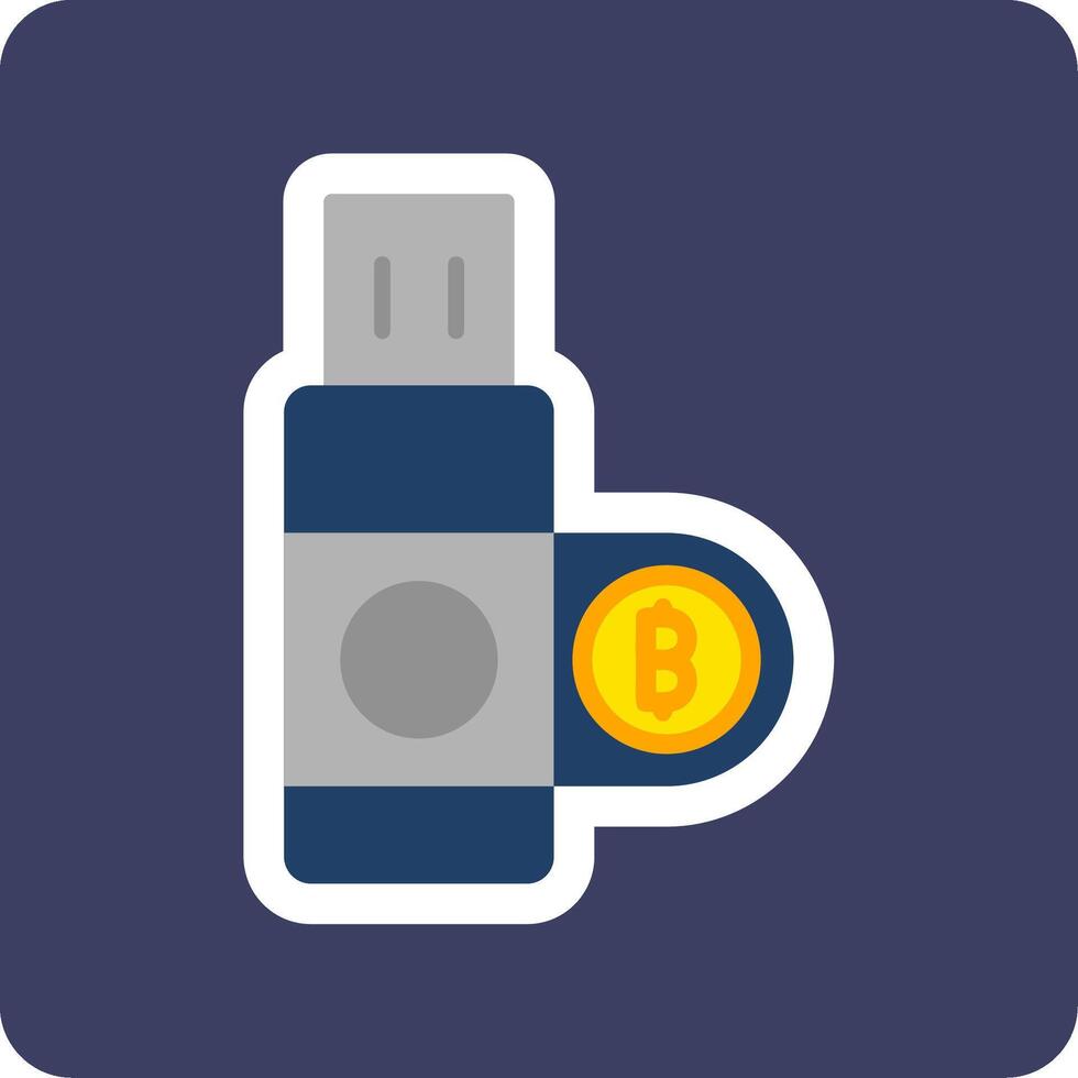 icono de vector de usb