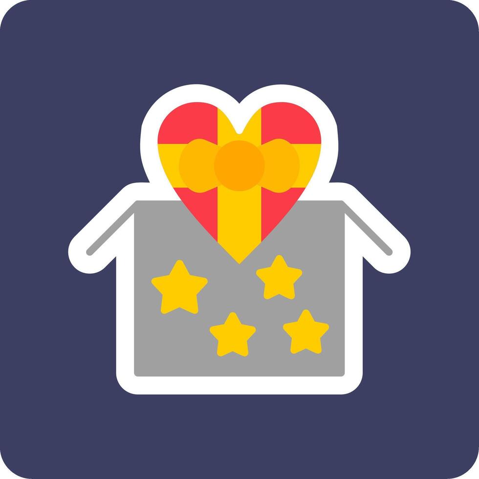 Heart Box Vector Icon